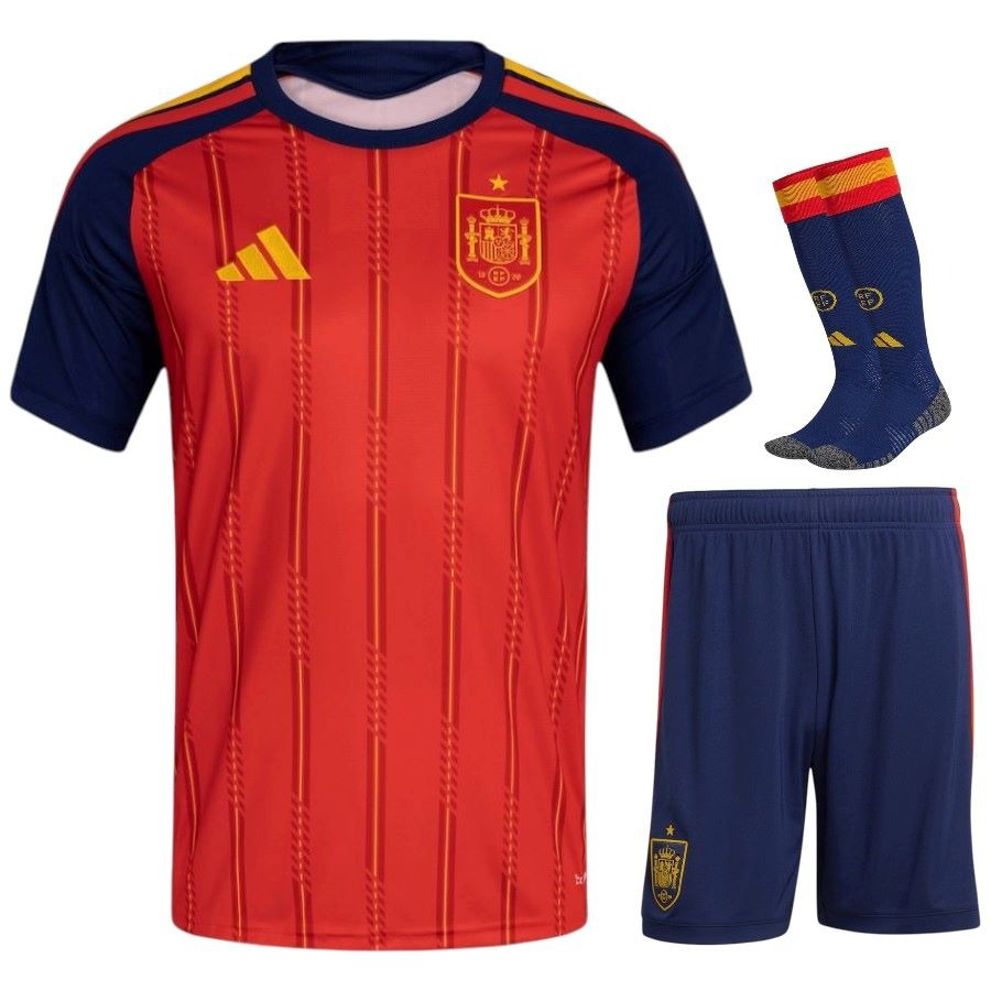 Spain Olmo Kids Home Kit 2026 2027-League Threads